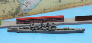 Cruiser "Honolulu" Phoenix-class damaged (1 p.) USA 1938 CAS